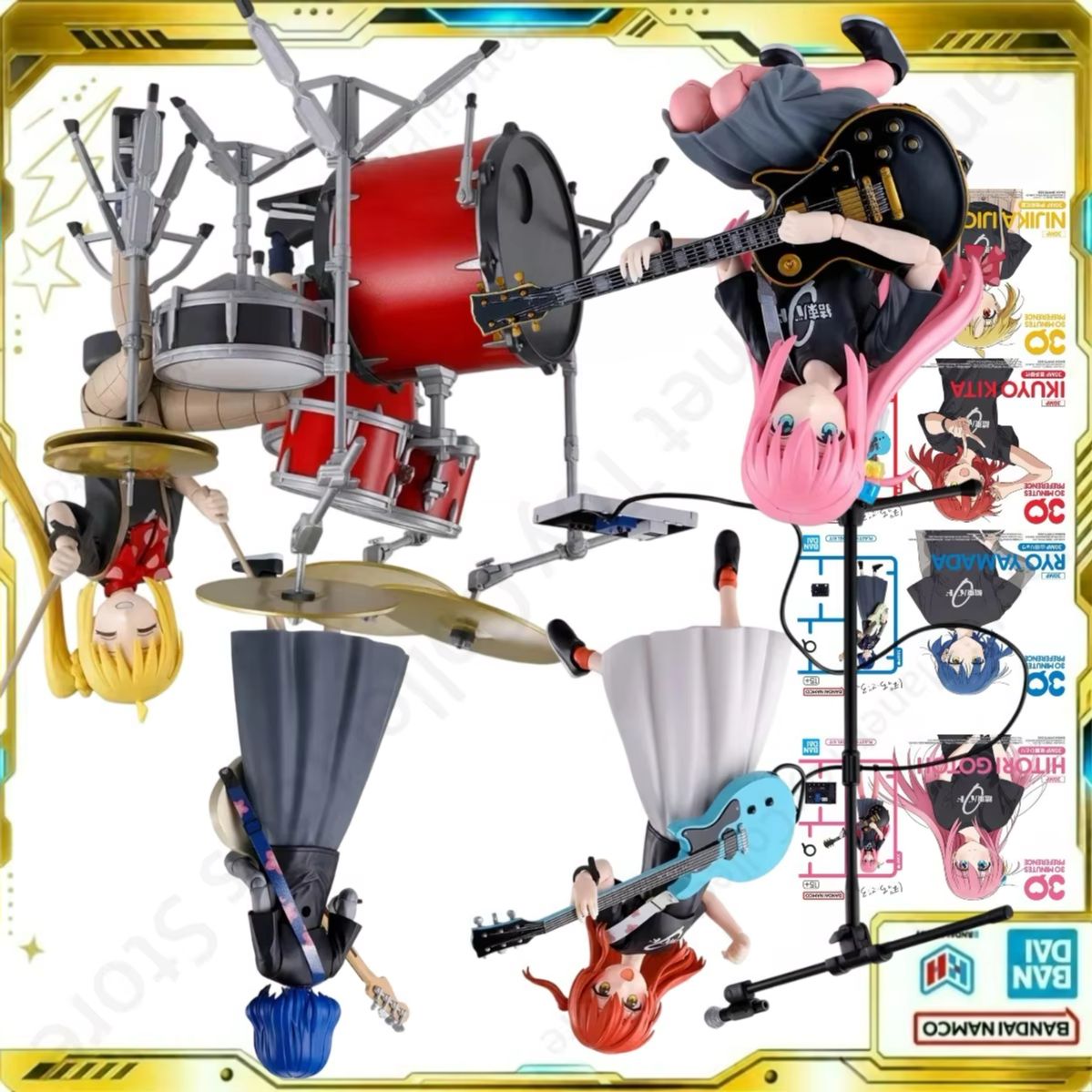 Model Kit Bocchi The Rock - แบนได แอคชั่น ออริจินัล โมเดล อนิเมะ บ็อคกี้