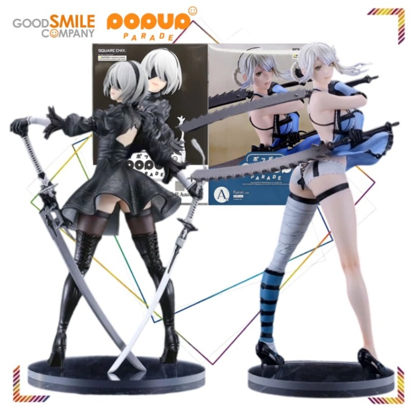 Model Kit Nier Automata - GOOD SMILE 2B แอ็คชั่นฟิกเกอร์ไคน์ นีเออร์ ซีรีส์อะนิเมะเกมคอลเลกชันโมเดลตุ๊กตาของขวัญ
