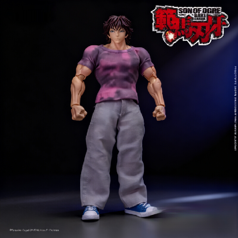 Model Kit Baki - ฟิกเกอร์อนิเมะ บาคิ ฮันมะ โอนิ ขนาด 1/12