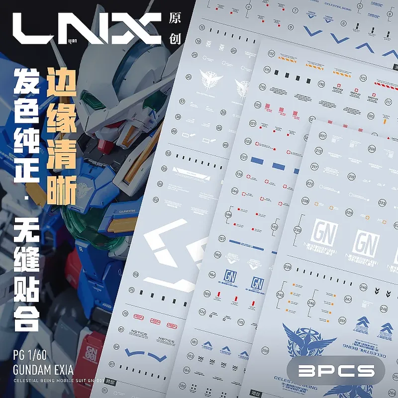 LNX ของแท้ ชุดโมเดล PG Exia ขน - Model Kit Water Decal บทวิจารณ์และราคา