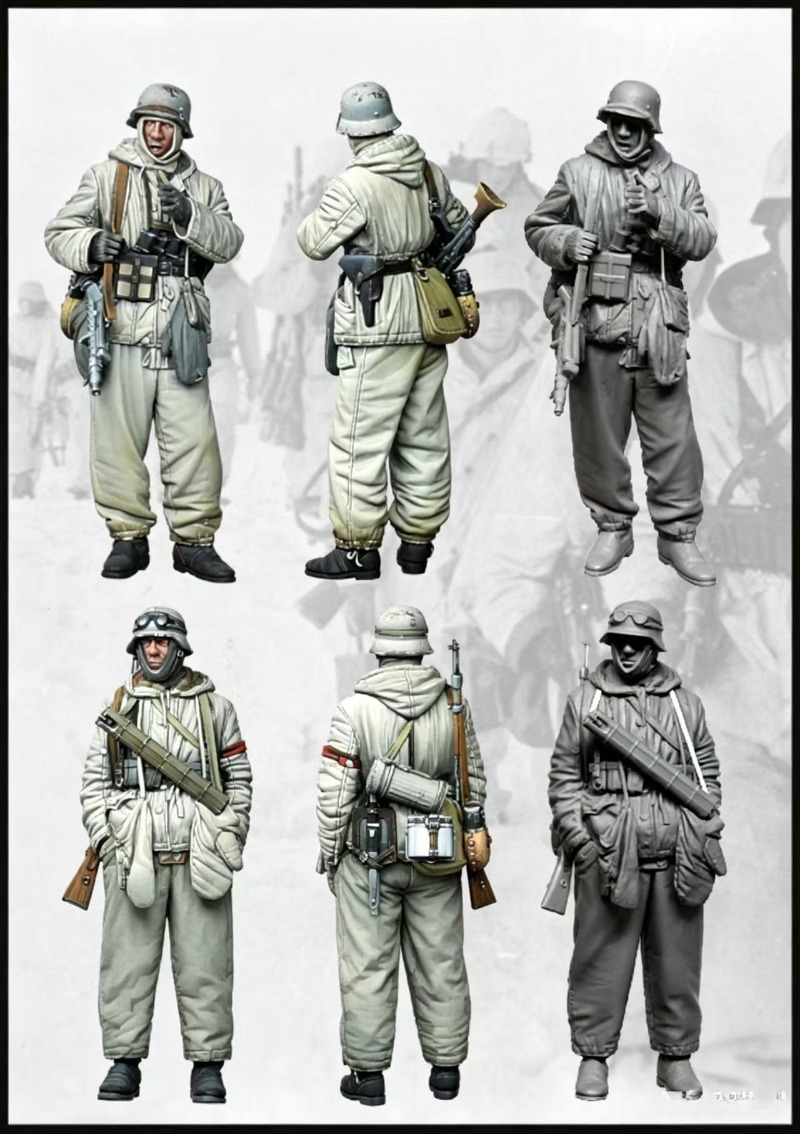 1/35 สเกล ดายแคสท์เรซิ่นฟิกเกอ - Model Kit Weapons บทวิจารณ์และราคา