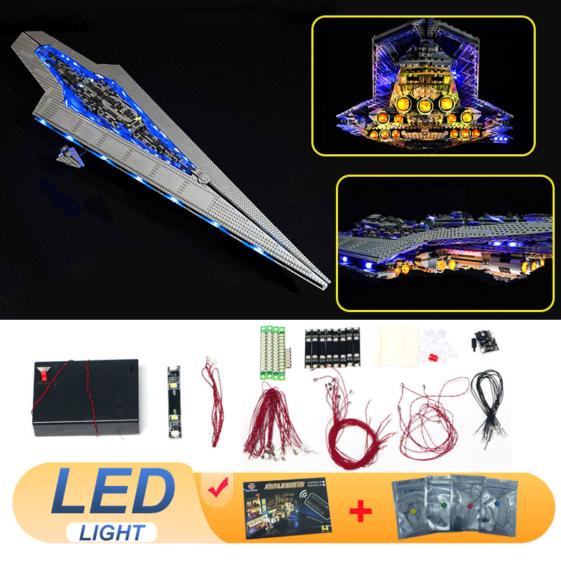 ชุดไฟ LED สำหรับ LEGO Super St - Model Kit Destroyer บทวิจารณ์และราคา