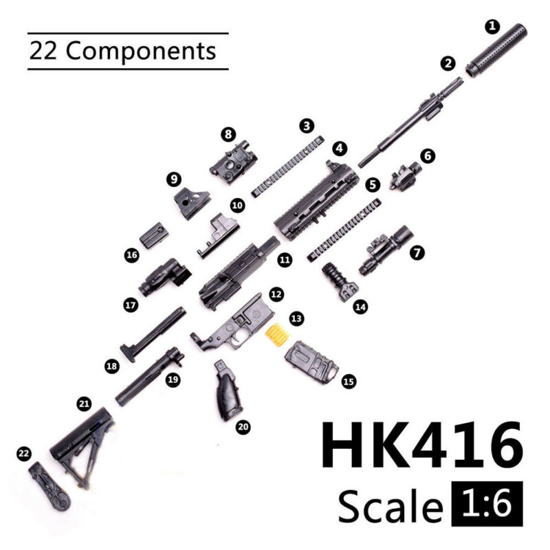 โมเดลปืนของเล่นขนาด 1:6 รุ่น M - Model Kit Weapons บทวิจารณ์และราคา