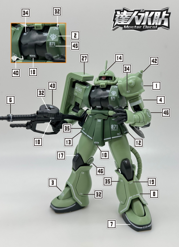 มาสเตอร์เดคอล H028 สติ๊กเกอร์ก - Model Kit Jms บทวิจารณ์และราคา