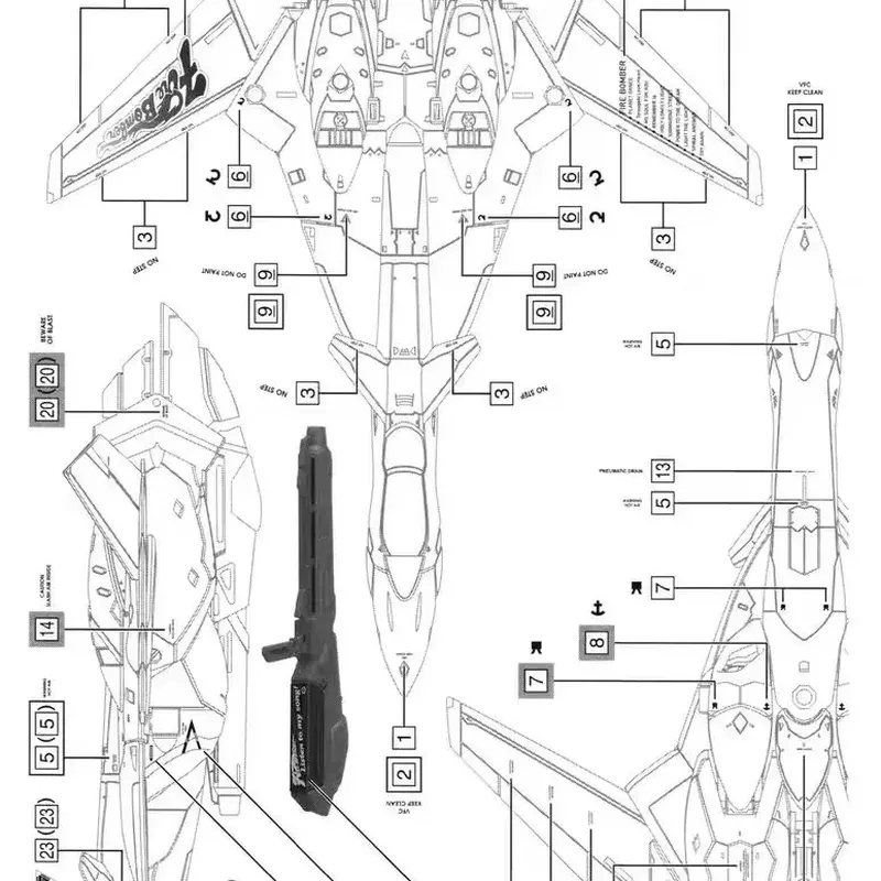 ชุดโมเดล Sanhong Domain HG 1/1 - Model Kit Water Decal บทวิจารณ์และราคา